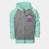 YOUTH Two Tone Full Zipper Hoodie Thumbnail
