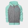 YOUTH Two Tone Full Zipper Hoodie Thumbnail