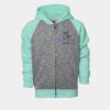YOUTH Two Tone Full Zipper Hoodie Thumbnail