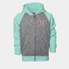 YOUTH Two Tone Full Zipper Hoodie Thumbnail