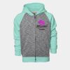 YOUTH Two Tone Full Zipper Hoodie Thumbnail