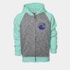 YOUTH Two Tone Full Zipper Hoodie Thumbnail