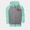 YOUTH Two Tone Full Zipper Hoodie Thumbnail