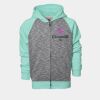 YOUTH Two Tone Full Zipper Hoodie Thumbnail