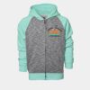 YOUTH Two Tone Full Zipper Hoodie Thumbnail
