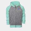 YOUTH Two Tone Full Zipper Hoodie Thumbnail