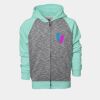 YOUTH Two Tone Full Zipper Hoodie Thumbnail