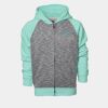 YOUTH Two Tone Full Zipper Hoodie Thumbnail