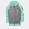 YOUTH Two Tone Full Zipper Hoodie Thumbnail