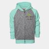 YOUTH Two Tone Full Zipper Hoodie Thumbnail