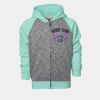 YOUTH Two Tone Full Zipper Hoodie Thumbnail
