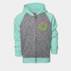 YOUTH Two Tone Full Zipper Hoodie Thumbnail