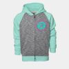 YOUTH Two Tone Full Zipper Hoodie Thumbnail