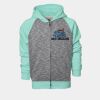 YOUTH Two Tone Full Zipper Hoodie Thumbnail
