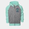 YOUTH Two Tone Full Zipper Hoodie Thumbnail