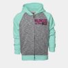 YOUTH Two Tone Full Zipper Hoodie Thumbnail
