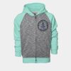 YOUTH Two Tone Full Zipper Hoodie Thumbnail