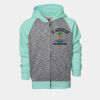 YOUTH Two Tone Full Zipper Hoodie Thumbnail