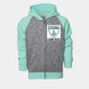 YOUTH Two Tone Full Zipper Hoodie Thumbnail