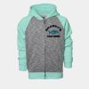 YOUTH Two Tone Full Zipper Hoodie Thumbnail