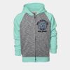 YOUTH Two Tone Full Zipper Hoodie Thumbnail
