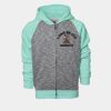 YOUTH Two Tone Full Zipper Hoodie Thumbnail