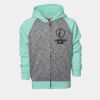 YOUTH Two Tone Full Zipper Hoodie Thumbnail