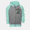 YOUTH Two Tone Full Zipper Hoodie Thumbnail