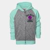 YOUTH Two Tone Full Zipper Hoodie Thumbnail