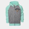 YOUTH Two Tone Full Zipper Hoodie Thumbnail