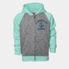 YOUTH Two Tone Full Zipper Hoodie Thumbnail