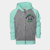 YOUTH Two Tone Full Zipper Hoodie Thumbnail
