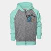 YOUTH Two Tone Full Zipper Hoodie Thumbnail