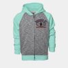 YOUTH Two Tone Full Zipper Hoodie Thumbnail