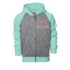 YOUTH Two Tone Full Zipper Hoodie Thumbnail