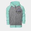 YOUTH Two Tone Full Zipper Hoodie Thumbnail
