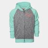 YOUTH Two Tone Full Zipper Hoodie Thumbnail