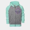 YOUTH Two Tone Full Zipper Hoodie Thumbnail