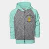YOUTH Two Tone Full Zipper Hoodie Thumbnail