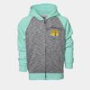YOUTH Two Tone Full Zipper Hoodie Thumbnail