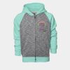 YOUTH Two Tone Full Zipper Hoodie Thumbnail