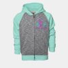 YOUTH Two Tone Full Zipper Hoodie Thumbnail