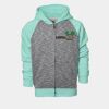 YOUTH Two Tone Full Zipper Hoodie Thumbnail