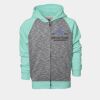 YOUTH Two Tone Full Zipper Hoodie Thumbnail
