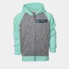 YOUTH Two Tone Full Zipper Hoodie Thumbnail