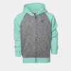 YOUTH Two Tone Full Zipper Hoodie Thumbnail