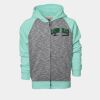 YOUTH Two Tone Full Zipper Hoodie Thumbnail