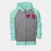 YOUTH Two Tone Full Zipper Hoodie Thumbnail