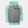 YOUTH Two Tone Full Zipper Hoodie Thumbnail