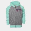 YOUTH Two Tone Full Zipper Hoodie Thumbnail